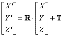 X'=RX+T